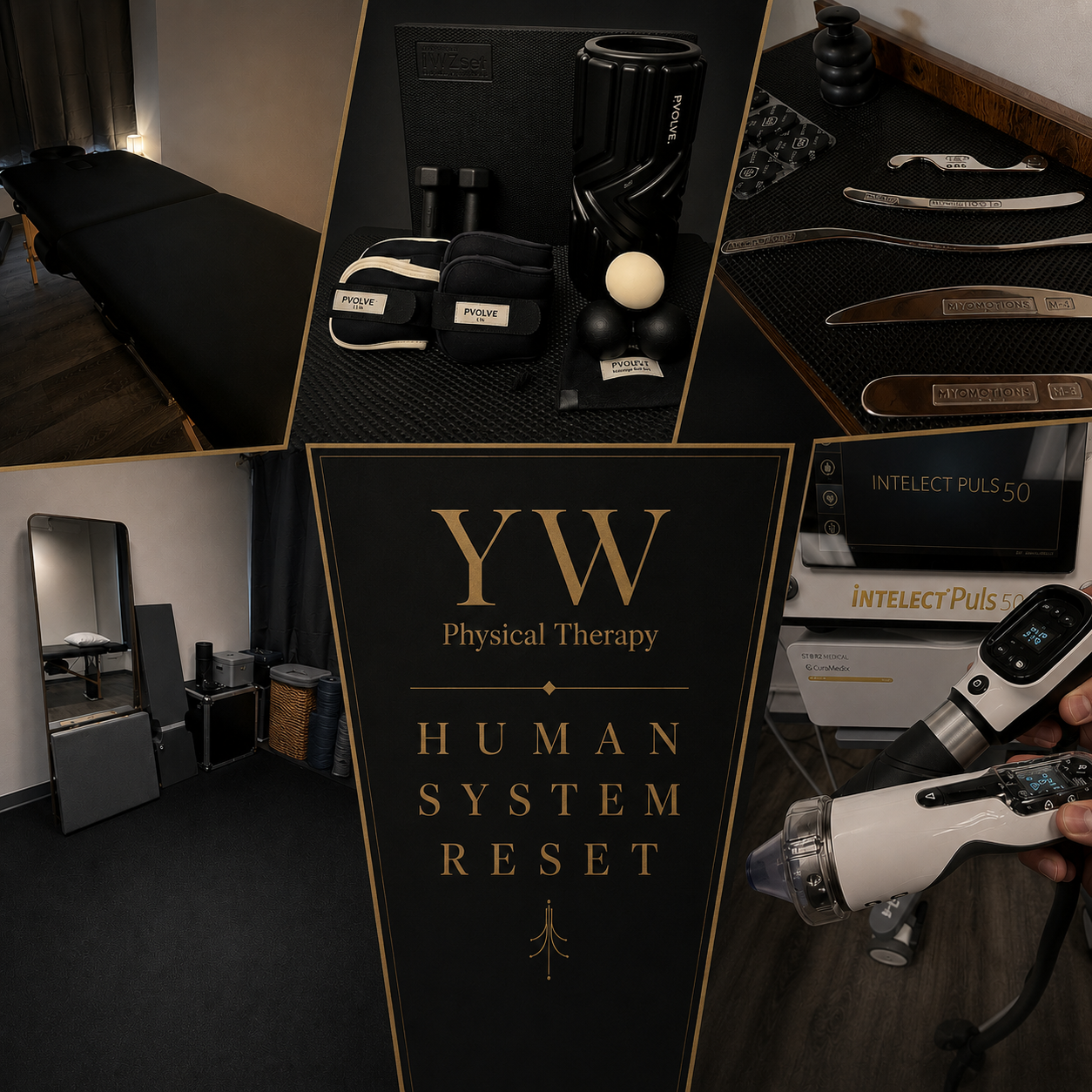 YW Physical Therapy studio and advanced recovery equipment for Human System Reset in Midtown Manhattan