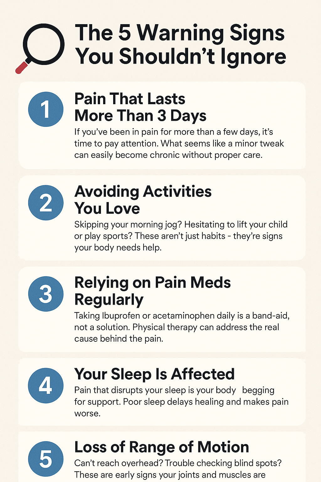 5 Warning Signs You Shouldn’t Ignore