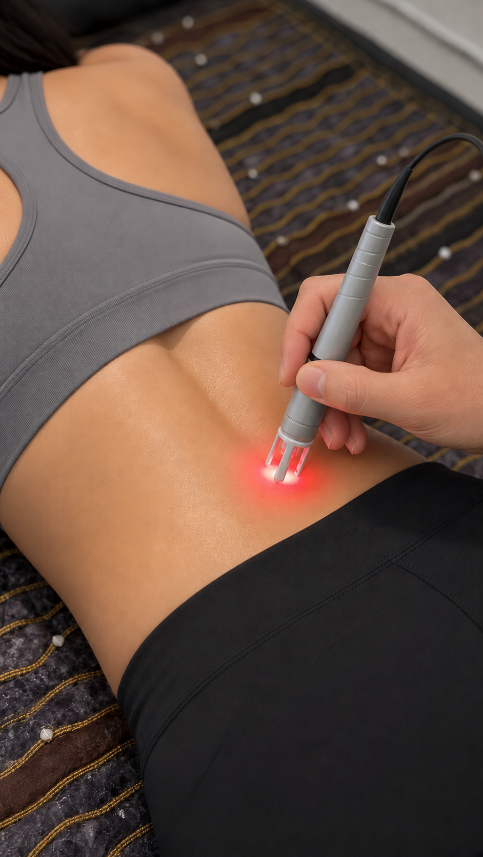 Class IV laser used as post-shockwave care for the low back region